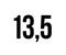 13,5